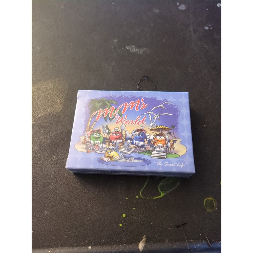 M&M's World Playing Cards The Sweet Life Sealed Beach Chairs